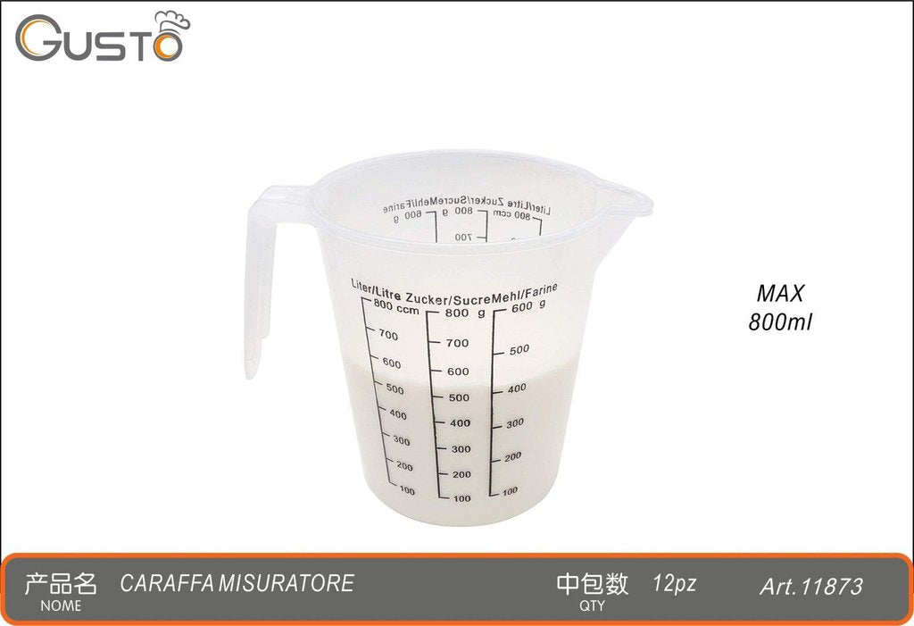 Caraffa Con Misura 800Ml Ct 288