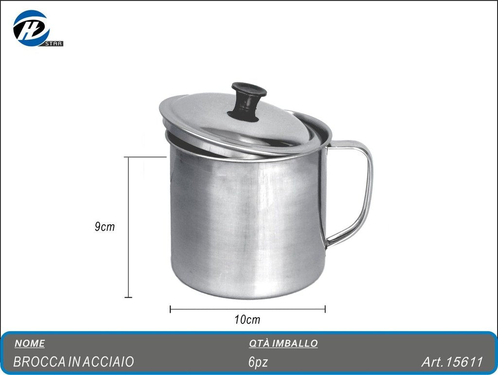 La0 Lattiera Acciaio 10"