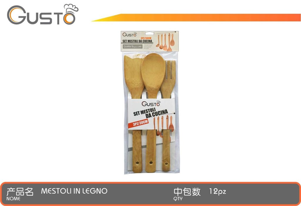16476 Set Mestoli Da Cucina 3Pz