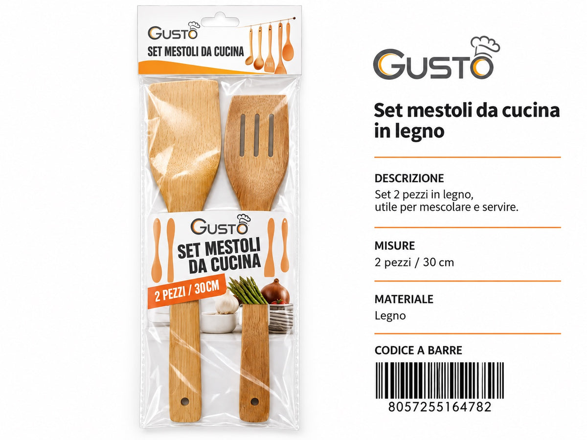 16478 Set Mestoli Da Cucina 2Pz