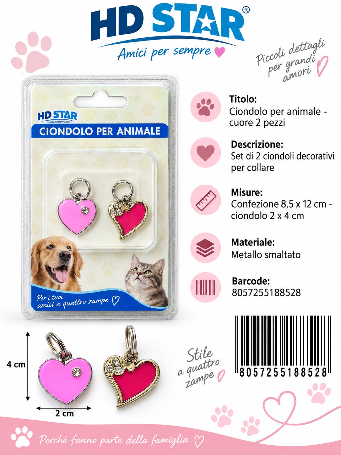 Ciondolo Per Animale 1/24