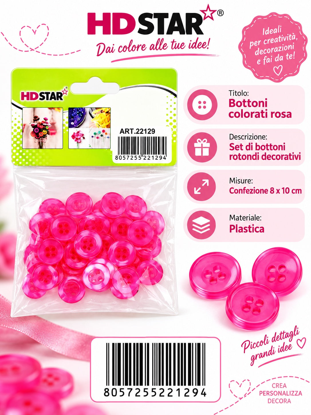 22129 Bottone Colore 1/24