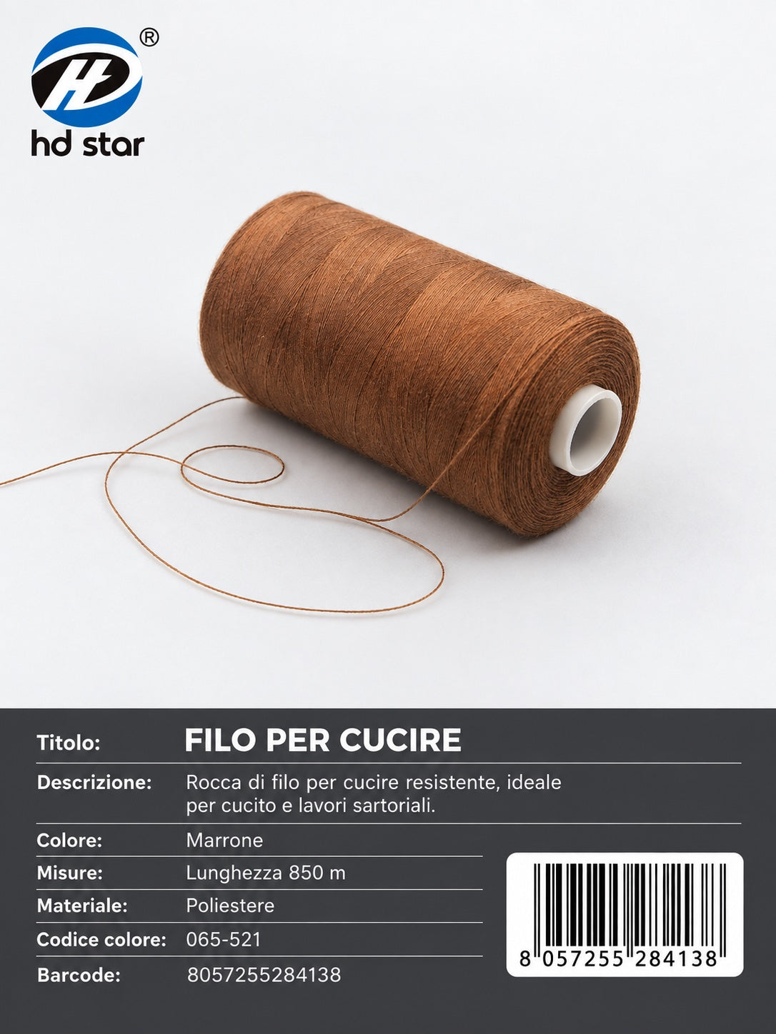 28413 Filo Per Cucire 850Cm 1/12 Ct 240