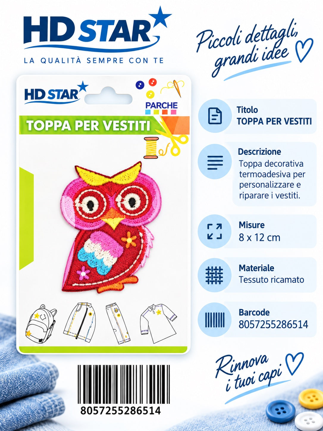 28651 Toppa Per Vestiti 1/24 Ct 960