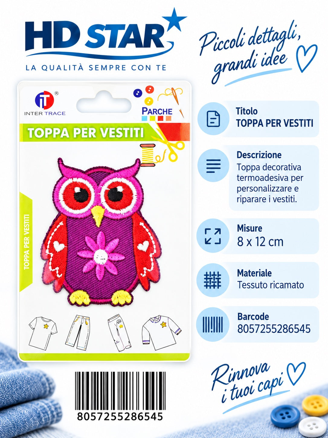 28654 Toppa Per Vestiti 1/24 Ct 960