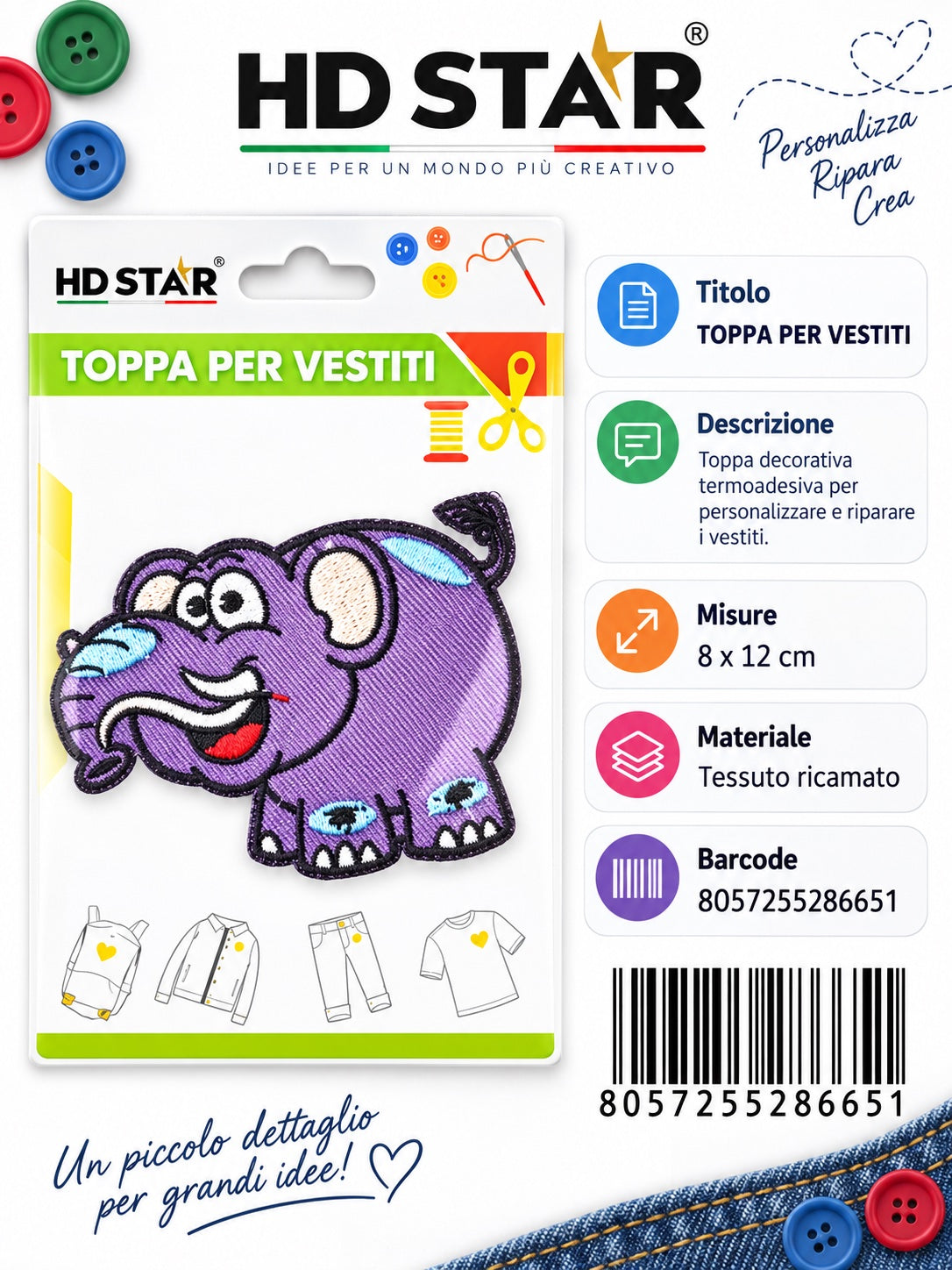 28665 Toppa Per Vestiti 1/24 Ct 960