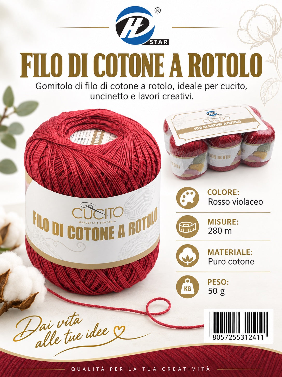 31241 Filo Cotone 50 280 12 023