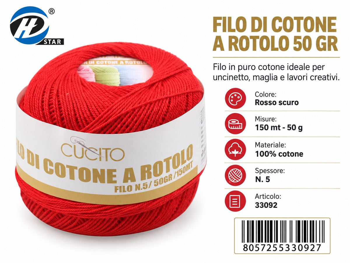 33092 Filo Ricamo 5#50G 817