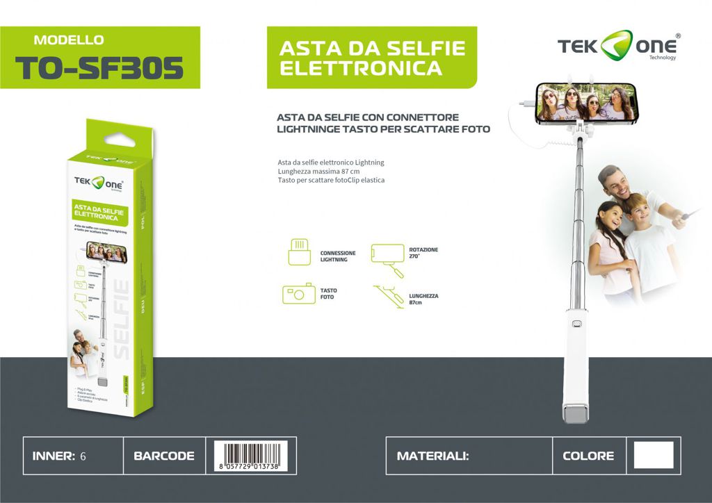 Asta Selfie Con Cavo Lightning