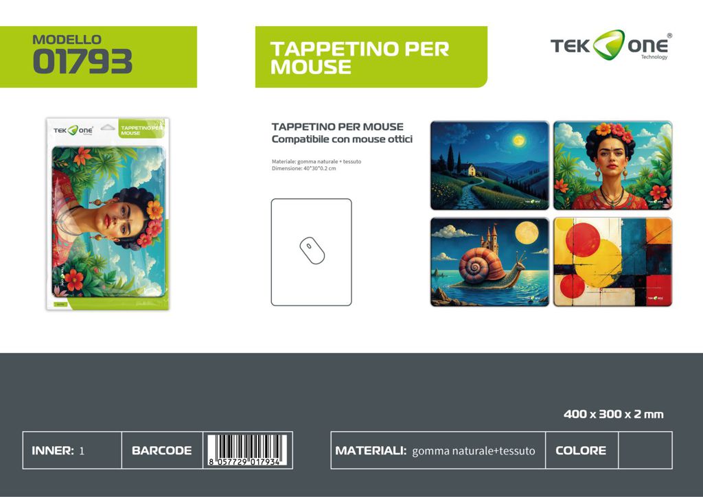 Tappetino Per Mouse 40*30*0.2CM