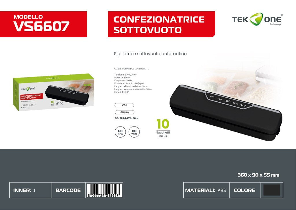 Confezionatrice Sottovuoto
