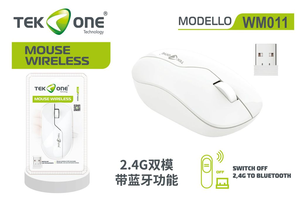 Mouse Wireless 2.4G Bluetooth