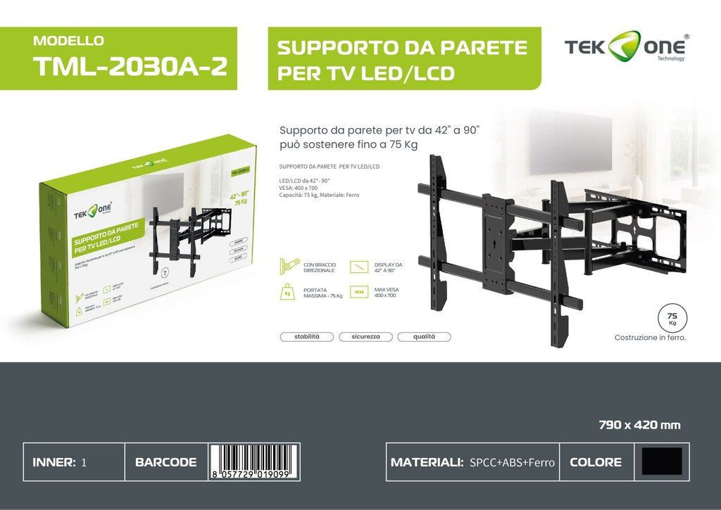 Supporto Da Pareteper Tv LED/LCD