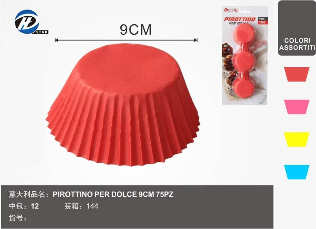 02355 Pirottino Per Dolce 9Cm 75Pzct 144