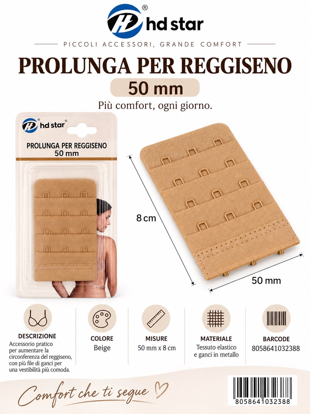 Prolunga Per Reggiseno 50Mm Ct 480