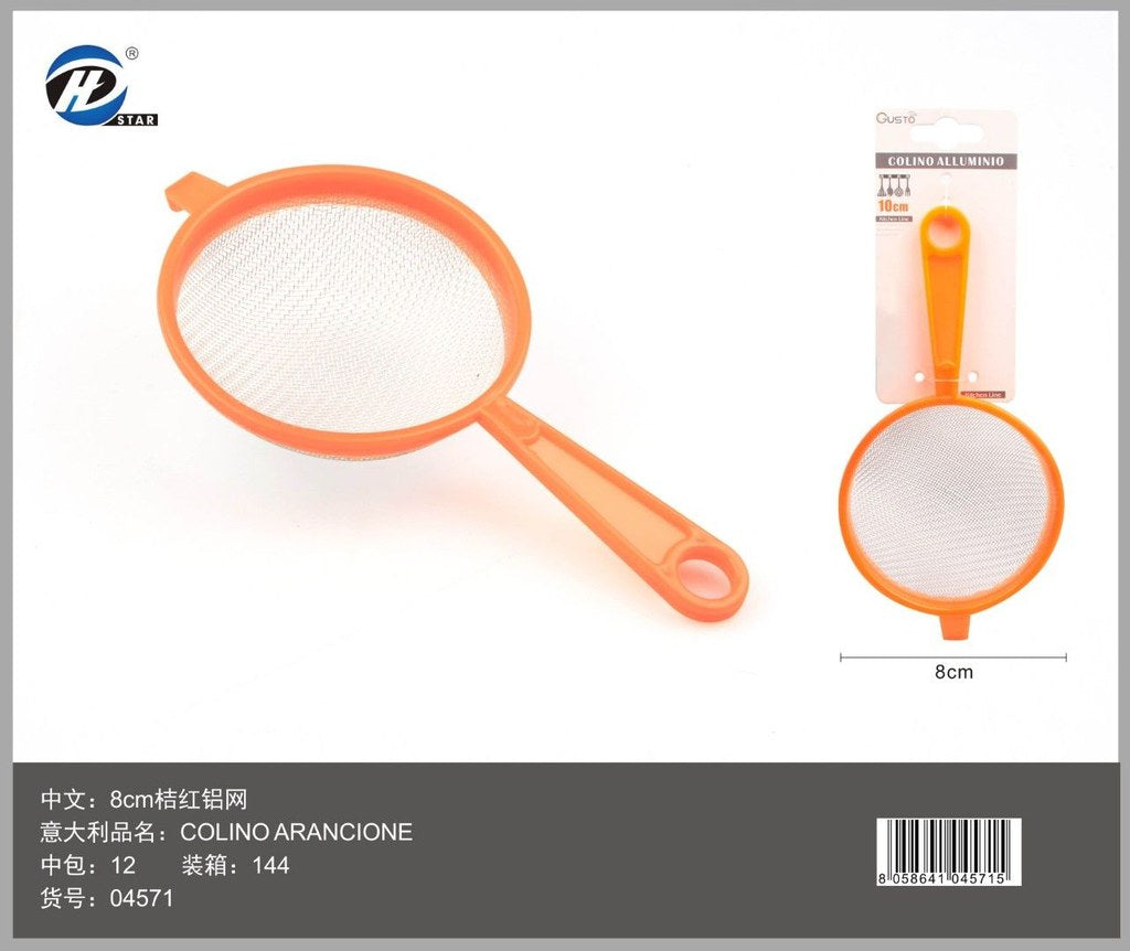 04571 Colino Arancione Alluminio 8Cm