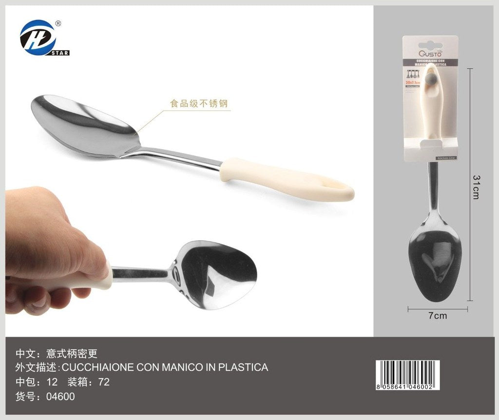 04600 Cucchiaione Con Manico In Plastica