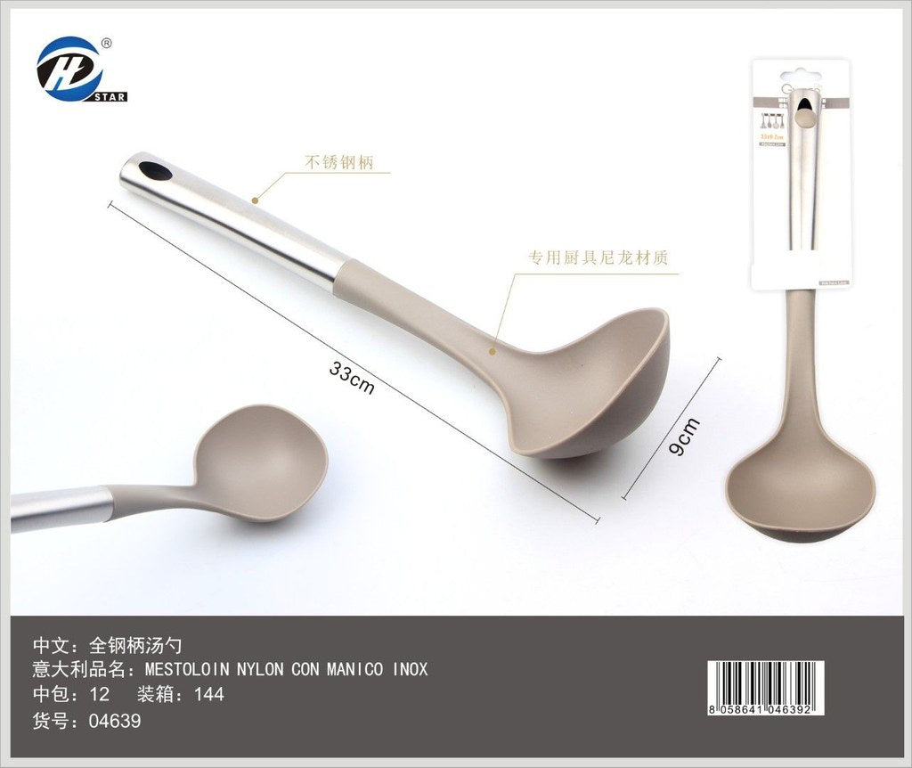 04639 Mestoloin Nylon Con Manico Inox