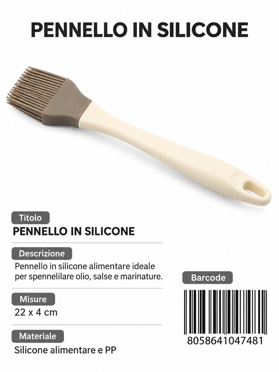 04748 Pennello In Silicone 1/12 Ct144