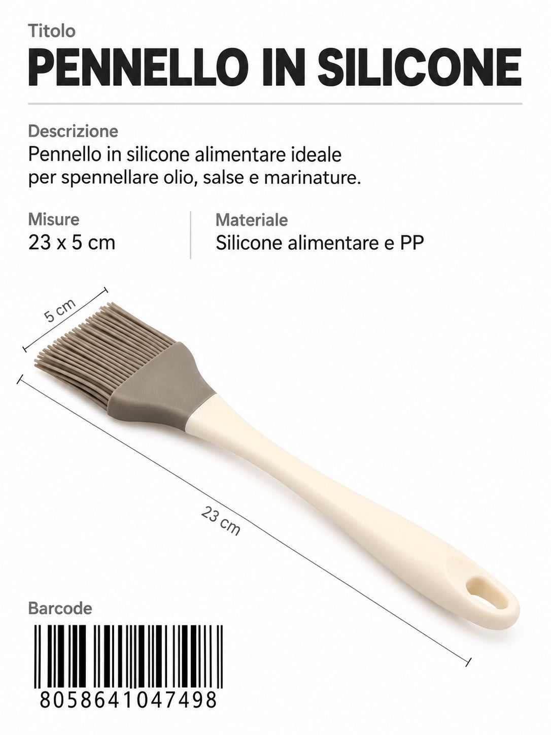 04749 Pennello In Silicone 1/12 Ct144