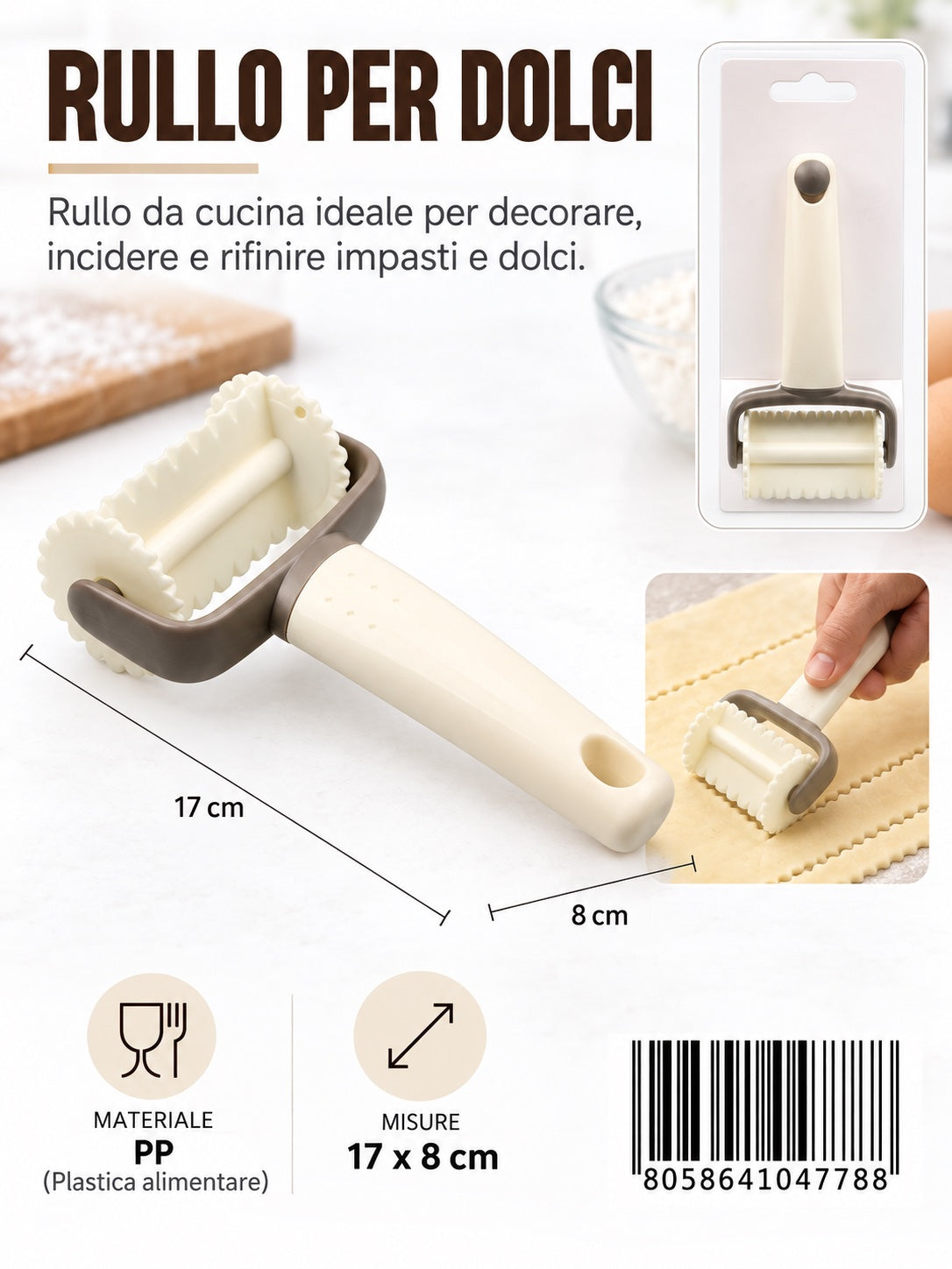 04778 Rullo Per Dolci