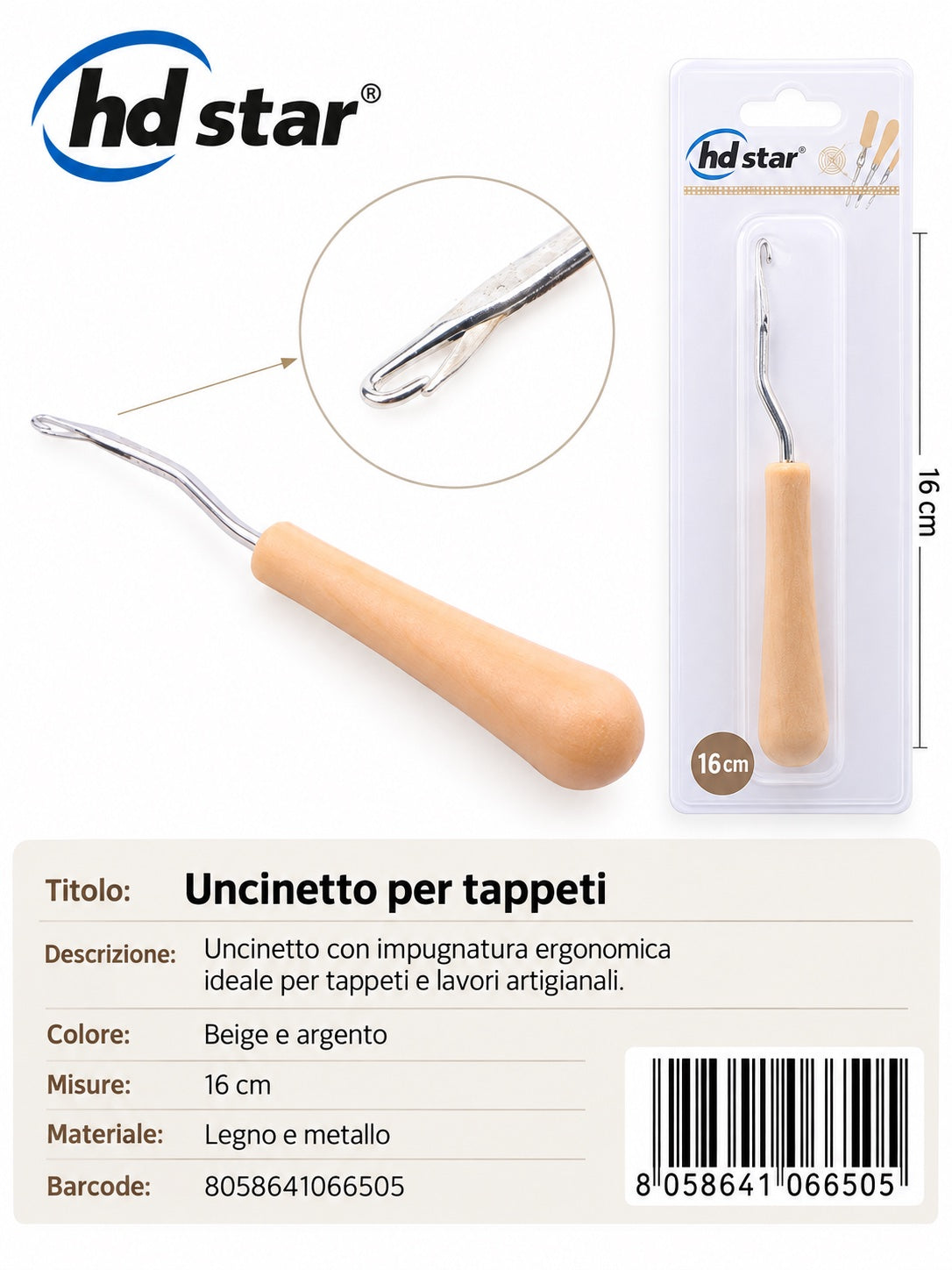 06650 Uncinetto 1/12 Ct480
