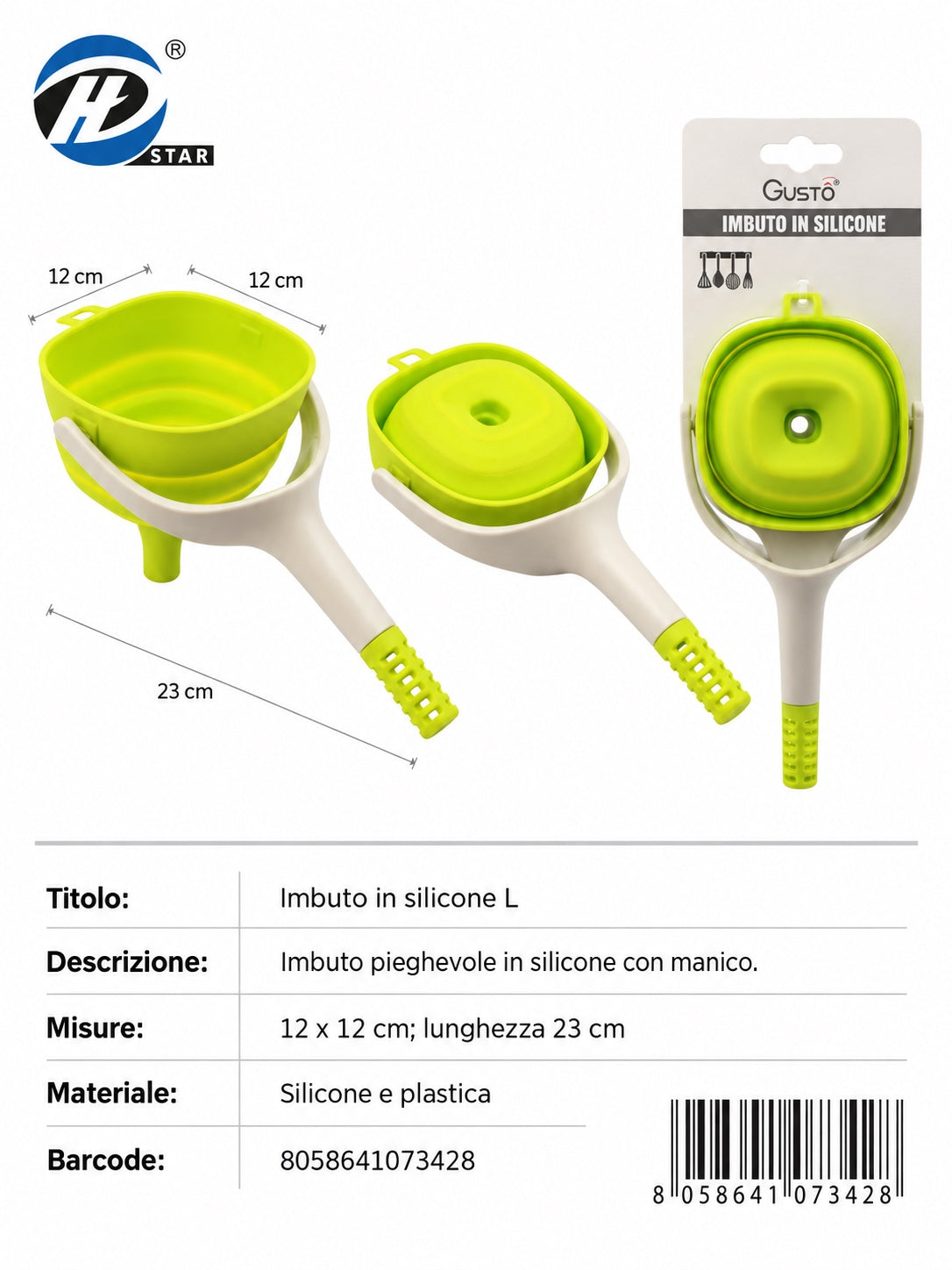 07342 Imbuto Silicone