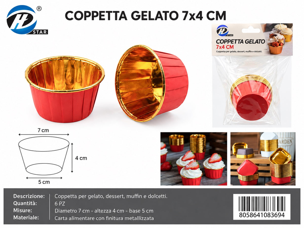 08369 Coppetta Gelato 7*4Cm