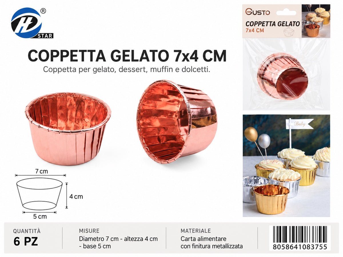 08375 Coppetta Gelato 7*4Cm