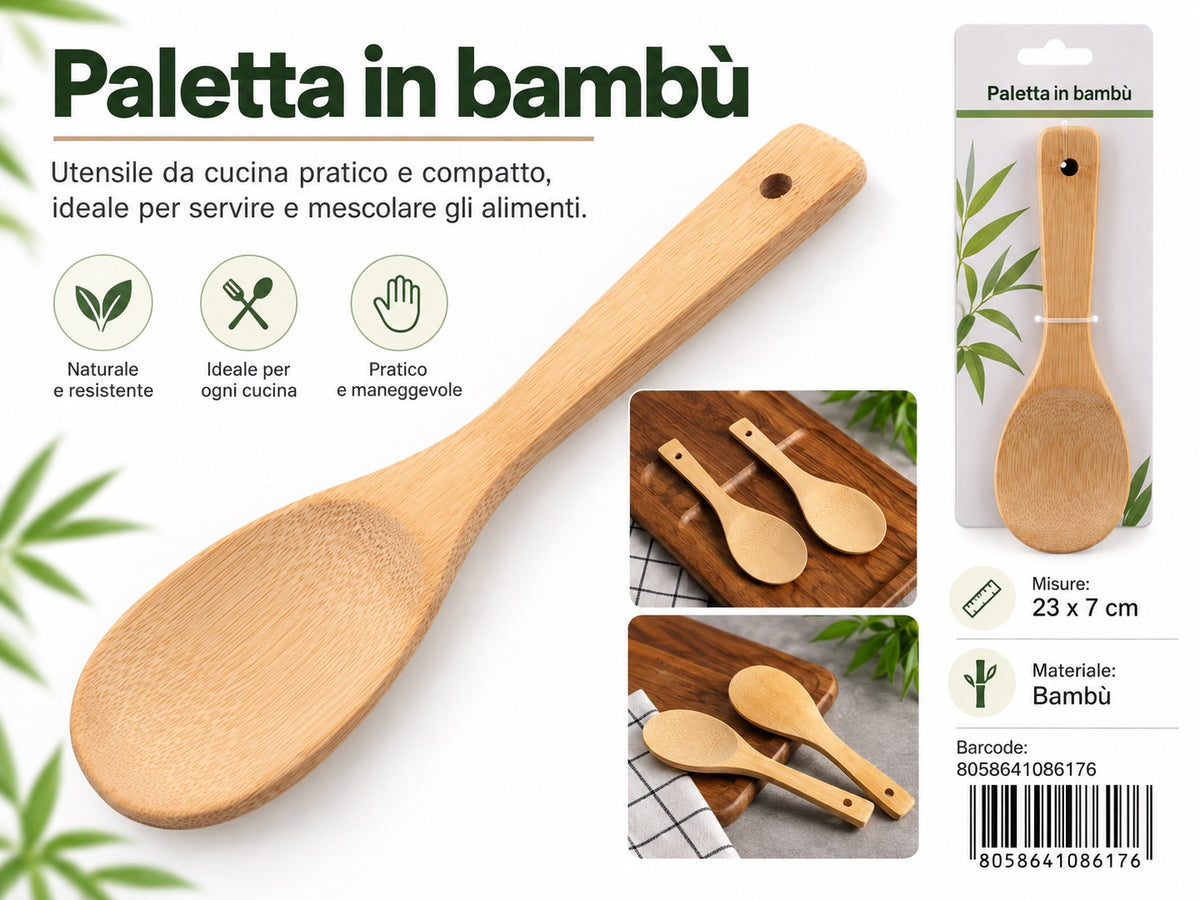 08617 Paletta Bamboo 23Cm