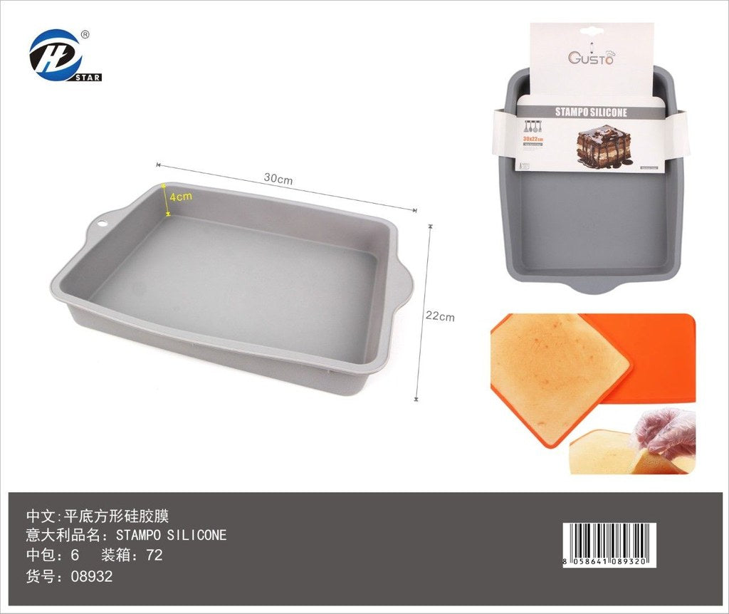 08932 Stampo Silicone 30*22Cm