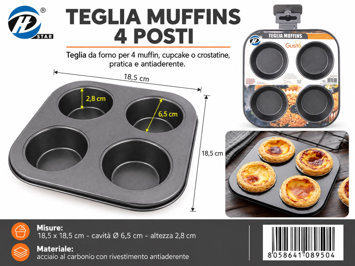 08958 Teglia Ciambella Da 6