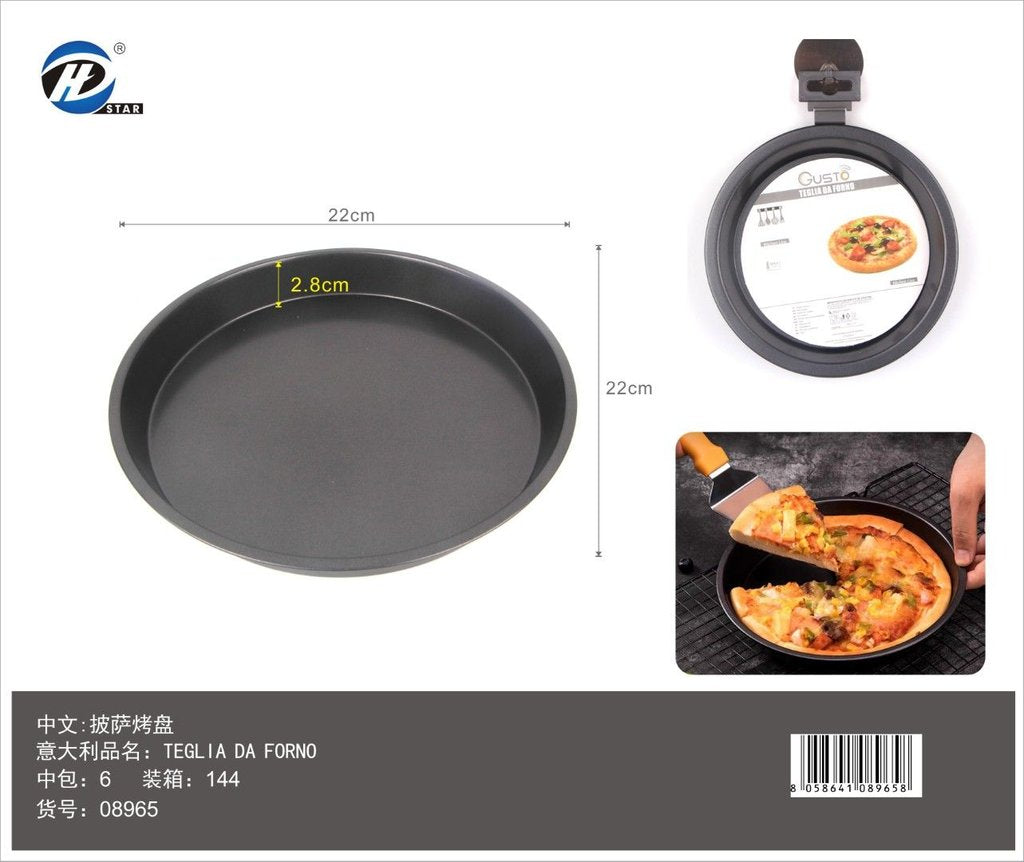08965 Teglia Da Forno Rotondo 22Cm H2,8Cm