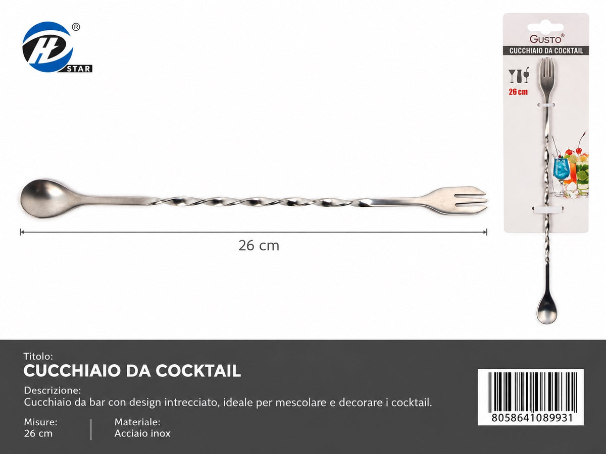 08993 Cucchiaio Da Cocktail