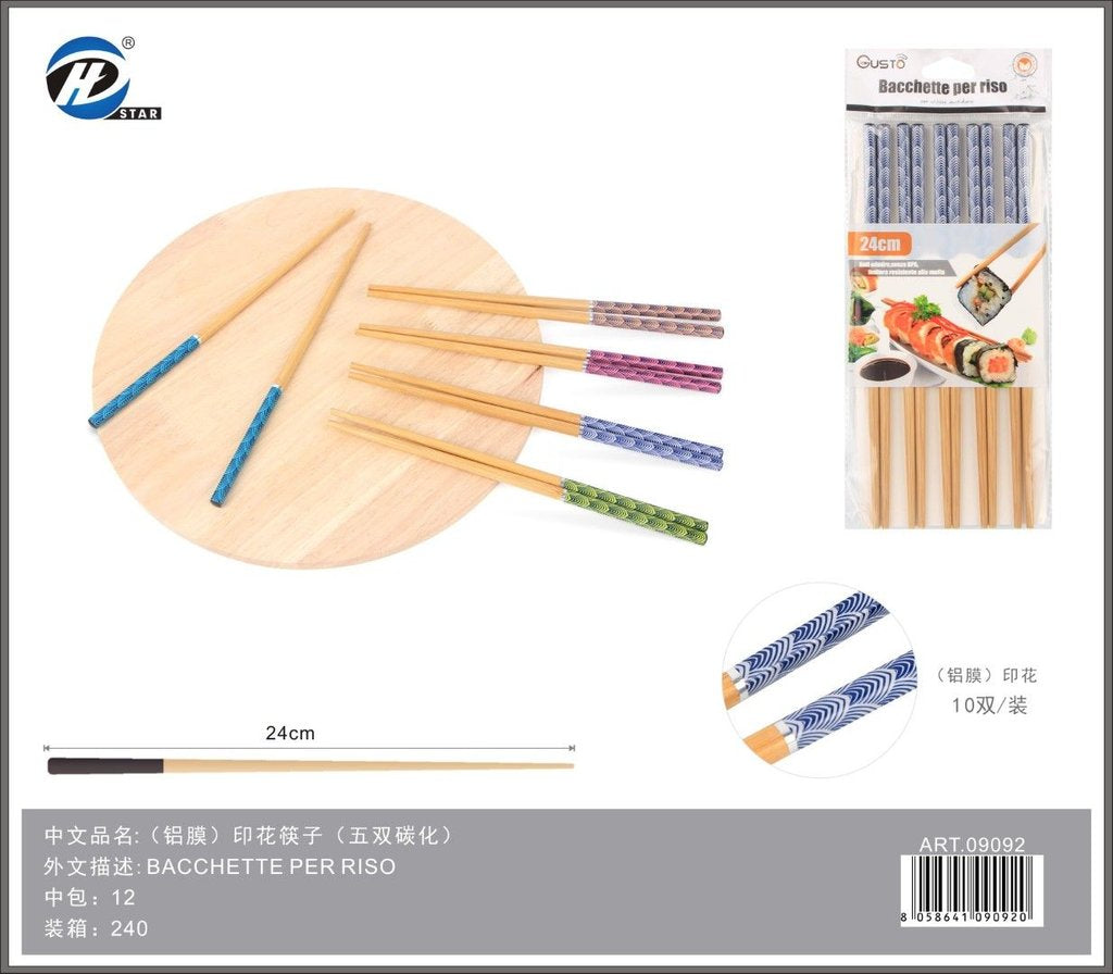09092 Bacchette Per Riso 10Pz 24Cm