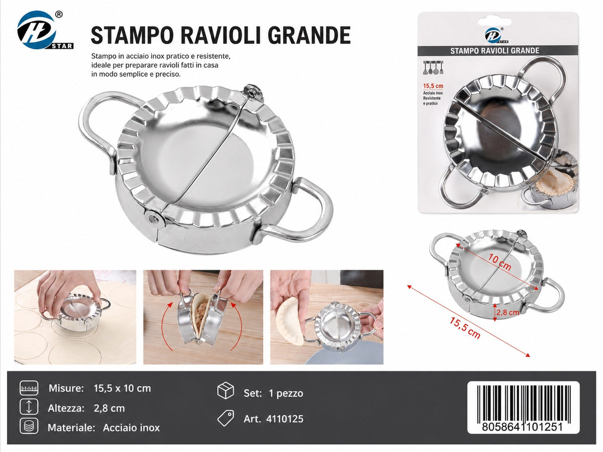4110125 Stampo Ravioli Mis. Grande 1/12 Ct144