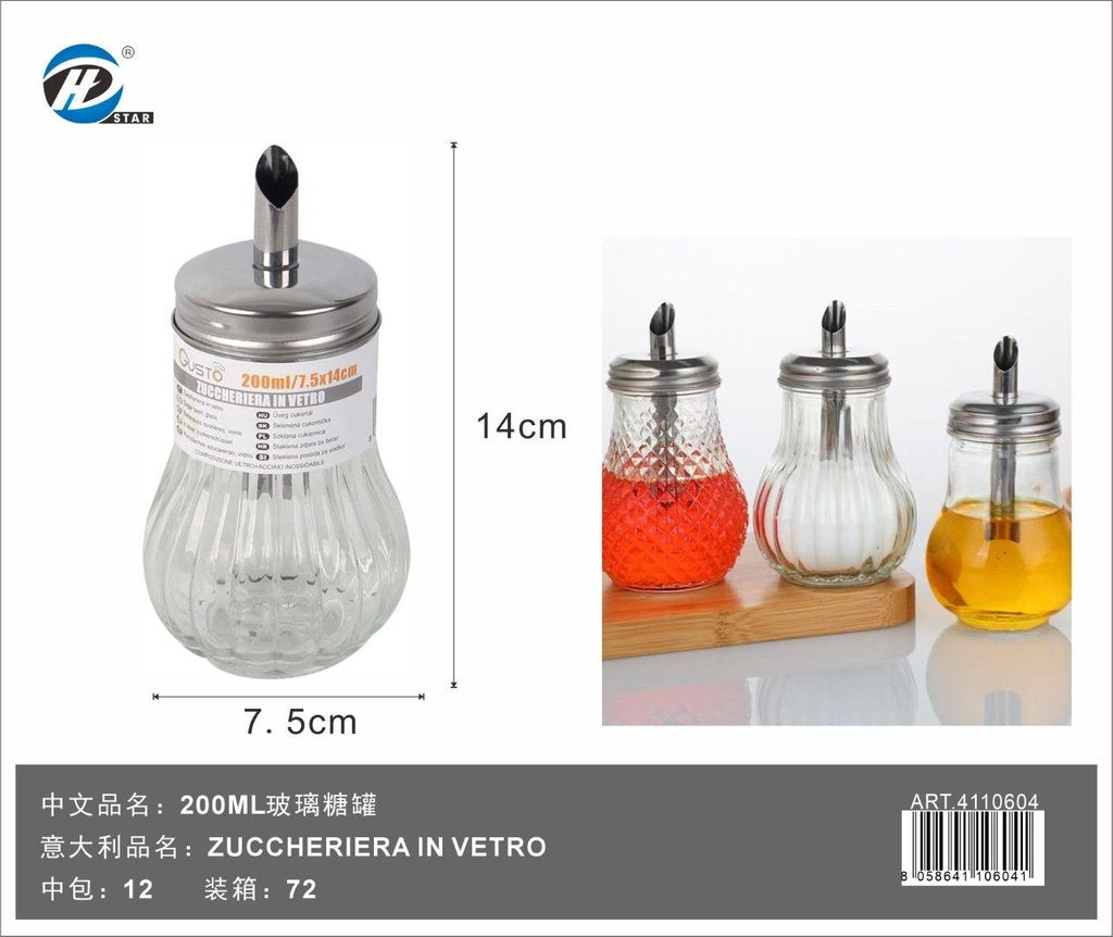 Zuccheriera In Vetro 200Ml