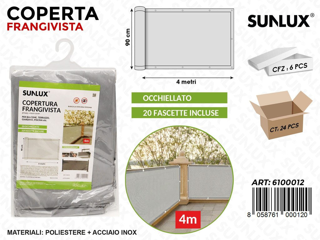 Sunlux Coperta Frangivista c/Fascette 90CM*4MT