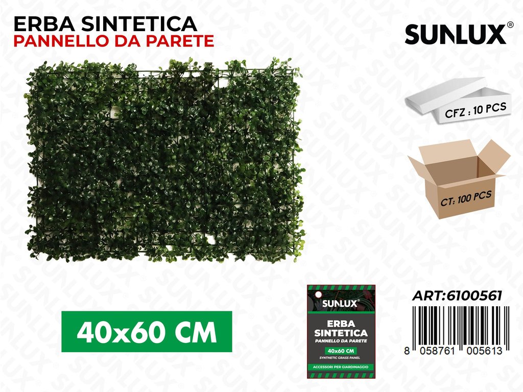 Sunlux Erba Sintetica Parete 40*60CM