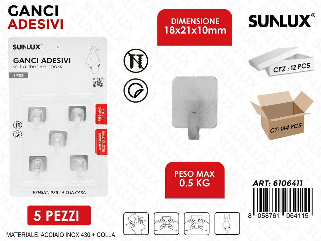 Sunlux Ganci Adv Acc. 430 5PCS MAX0.5KG 18*21*10MM
