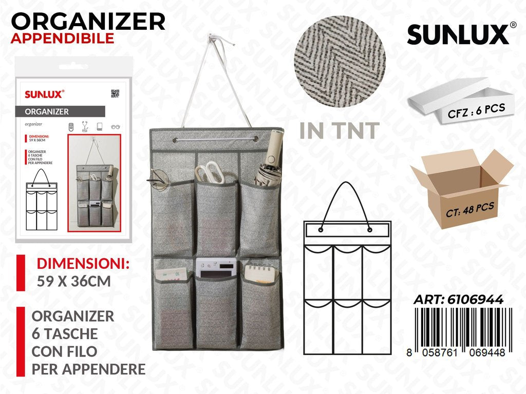 Sunlux Organizer Appendibile Tnt 6TASC. 59*36CM