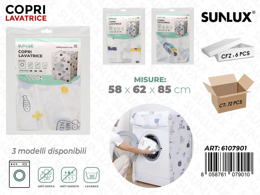 Sunlux Copri Lavatrice Ass. 58*62*85CM