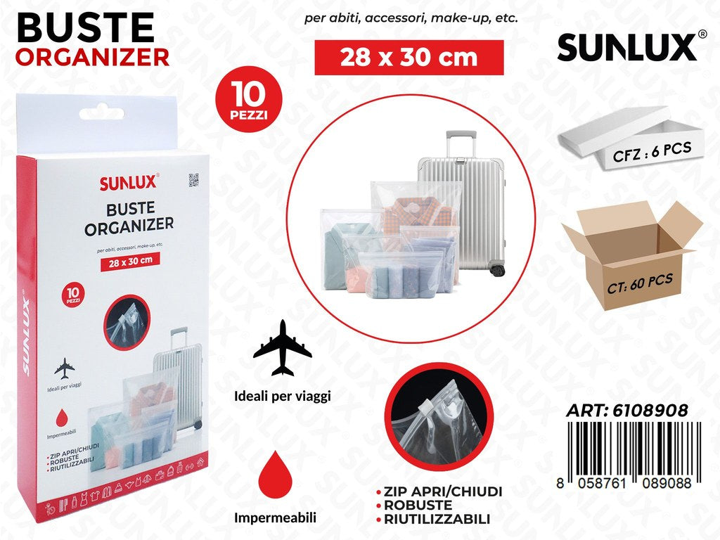 Sunlux Buste Organizer 10PCS 28*30CM