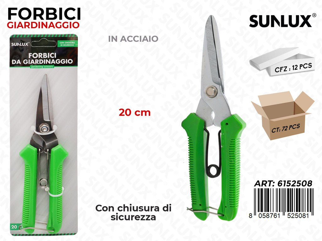 Sunlux Forbici Giardinaggio Acc. 20CM