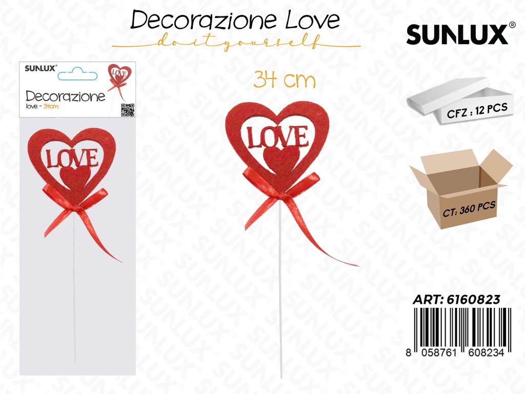 Sunlux Dec. Love 34CM