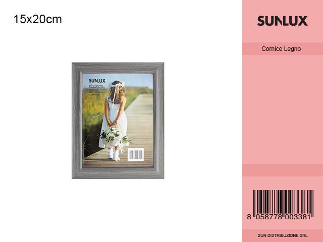 Grigio Cornice Legno GH039 15*20CM / 6*8