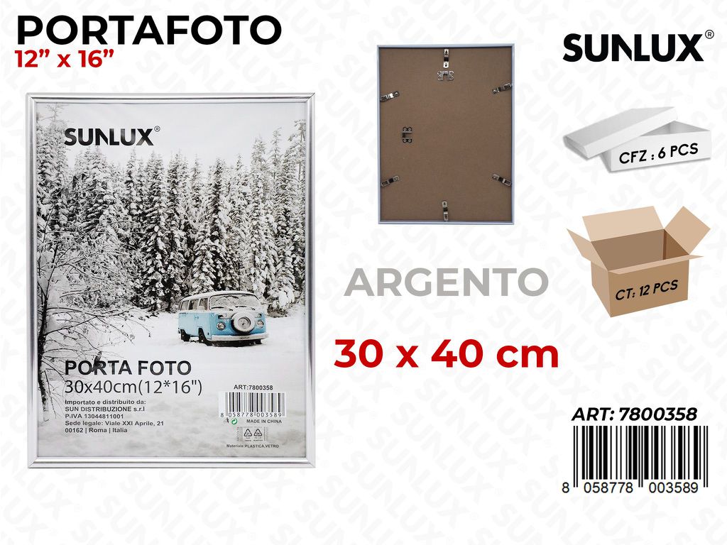 Cornice Portafoto 30*40/12*16 /Pz da