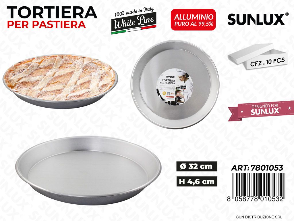 Tortiera per Pastiera White Line D.32*4.6CM
