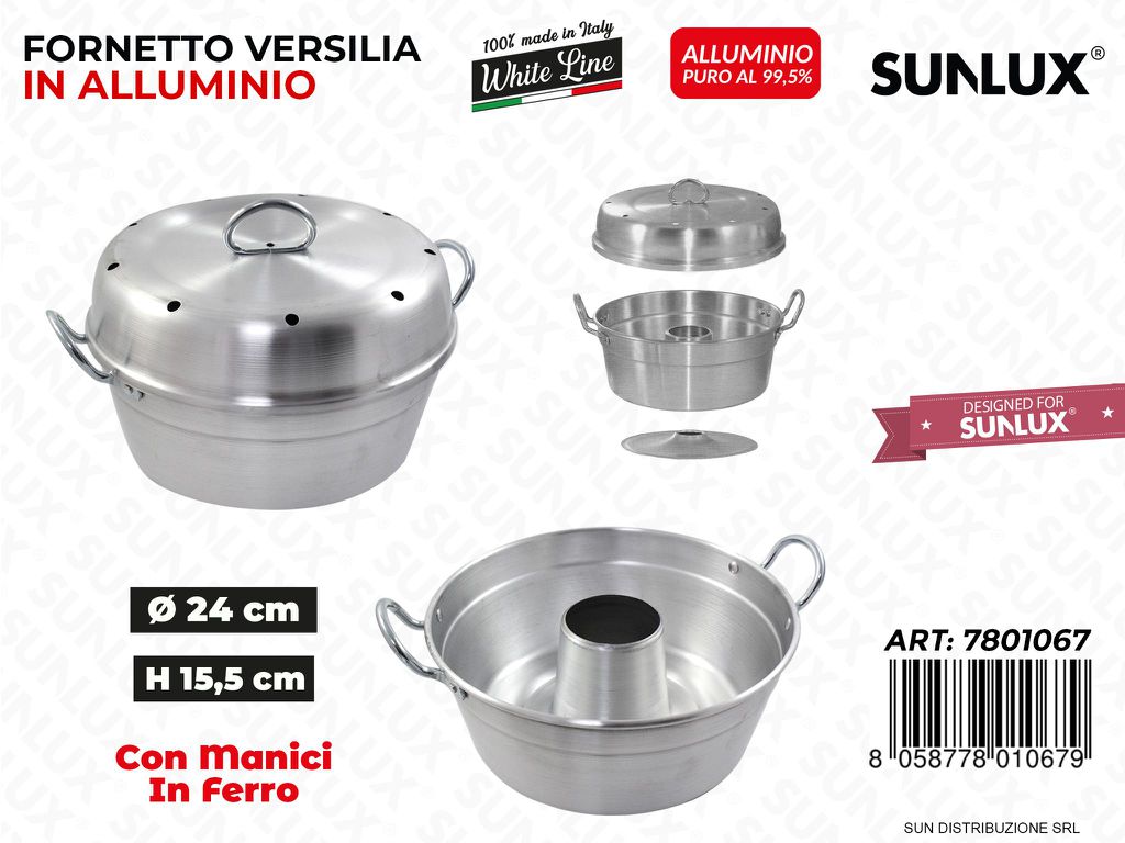 Fornetto Versilia Allum. White Line D.24*15.5CM