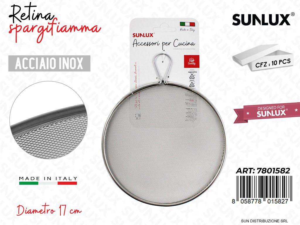 Retina Spargifiamma Inox D.17CM